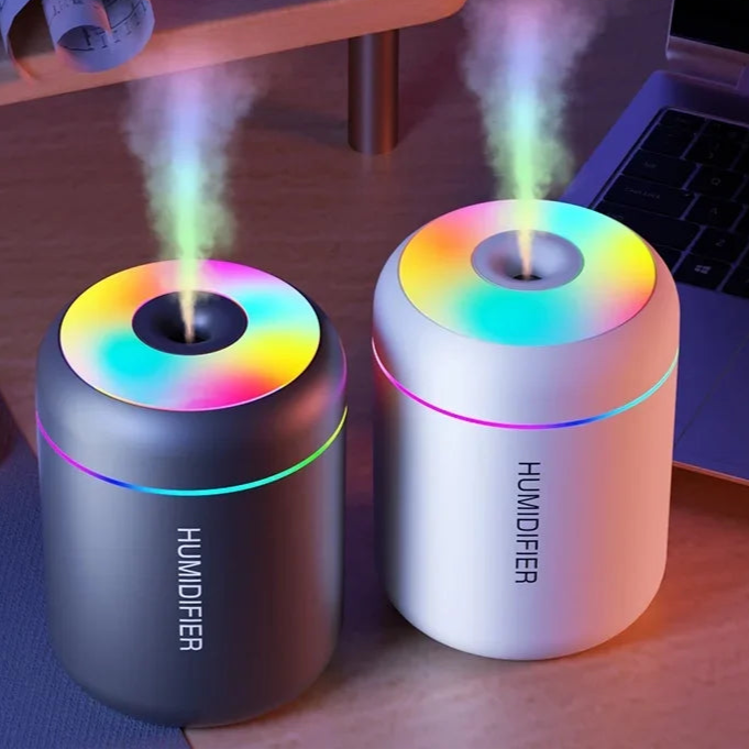 180ML Mini Air Humidifier USB Electric Aroma Diffuser Essential Oil Purifier Aromatherapy Mist Maker Lights for Car Home Bedroom